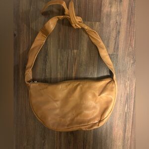 Erin Templeton Leather Sling Crescent Half Moon Purse